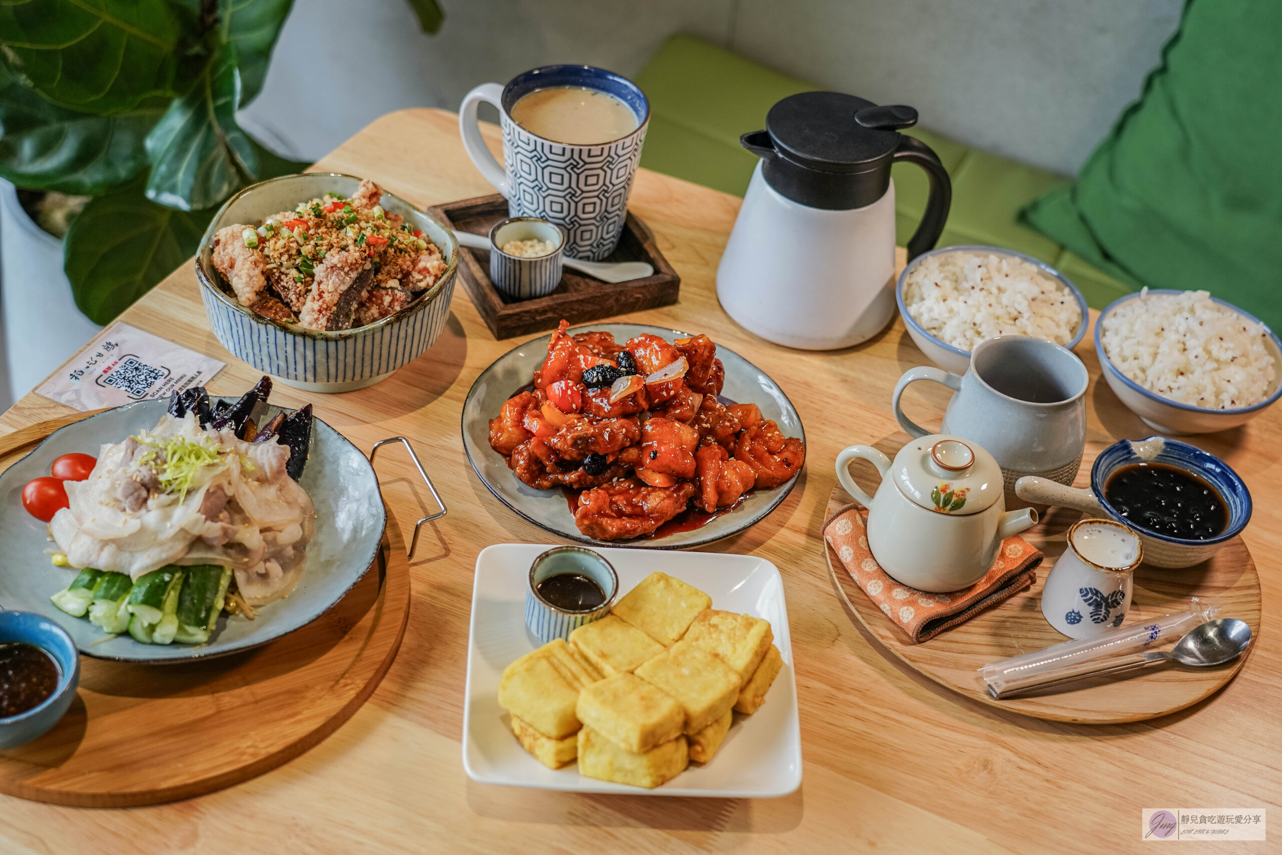 稻吃甘鷓-在地人氣客家創意料理！低調隱密平日用餐人潮依舊多，2人也能吃的客家精緻合菜，親子友善餐廳 @靜兒貪吃遊玩愛分享