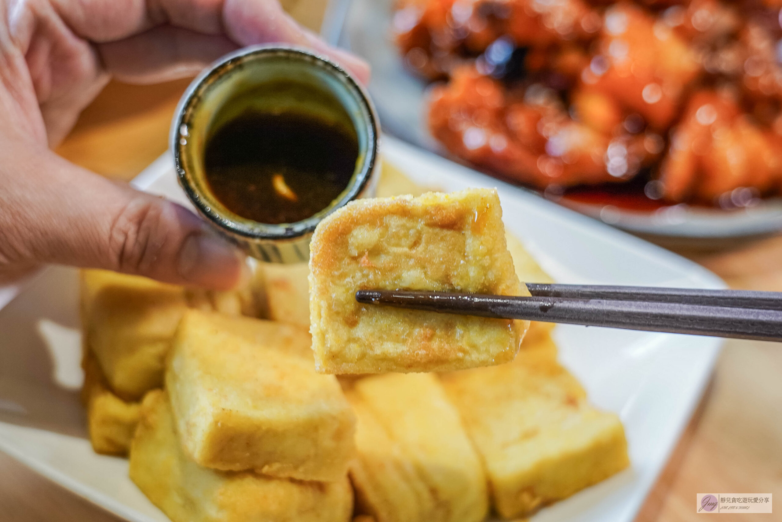 稻吃甘鷓-在地人氣客家創意料理！低調隱密平日用餐人潮依舊多，2人也能吃的客家精緻合菜，親子友善餐廳 @靜兒貪吃遊玩愛分享