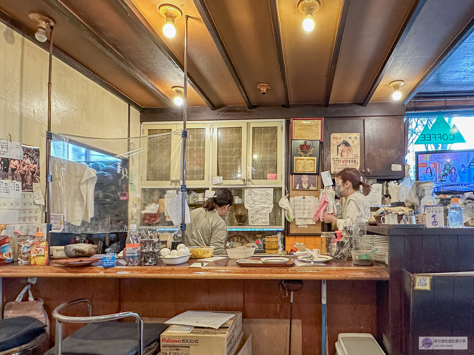 Coffee Mountain-年代感十足！日式復古喫茶店，酥香吐司搭配焦糖布丁都很不錯/鄰近錦系町車站 @靜兒貪吃遊玩愛分享