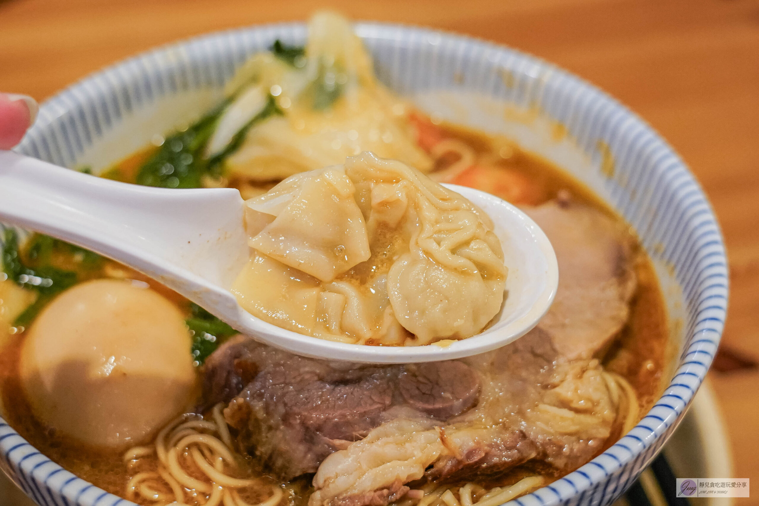 あお．実家和食処-一週只賣4天！早起才吃得到，不到2小時就完售，超濃郁的烤蝦頭濃海老拉麵，在地人氣拉麵推薦/鄰近大檜溪公園 @靜兒貪吃遊玩愛分享