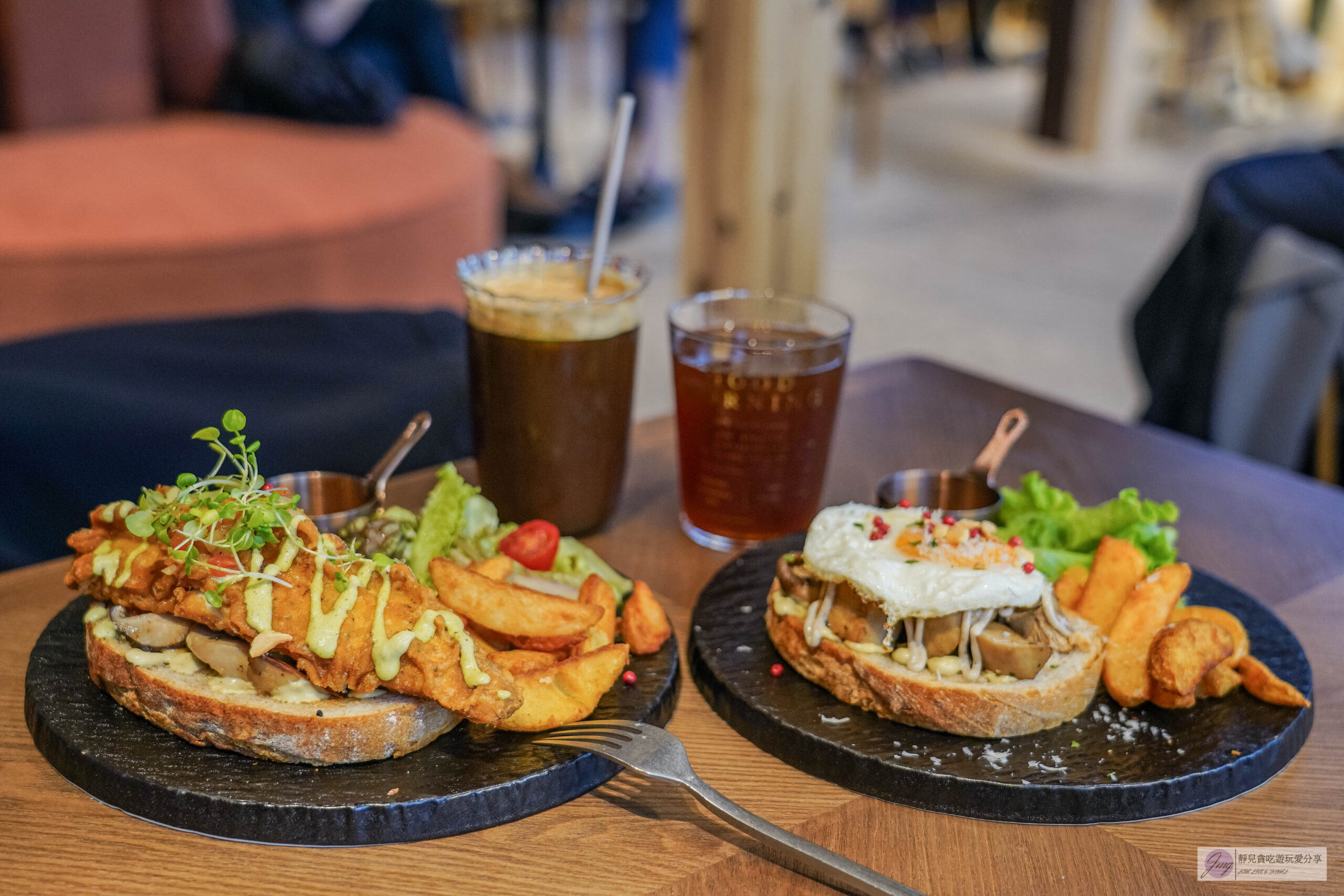 浮島溪 S&ouml;t cafe Rivulet-小檜溪重劃區質感咖啡廳！沈穩內斂簡約北歐風格，外酥內軟Q的水滴鬆餅 @靜兒貪吃遊玩愛分享