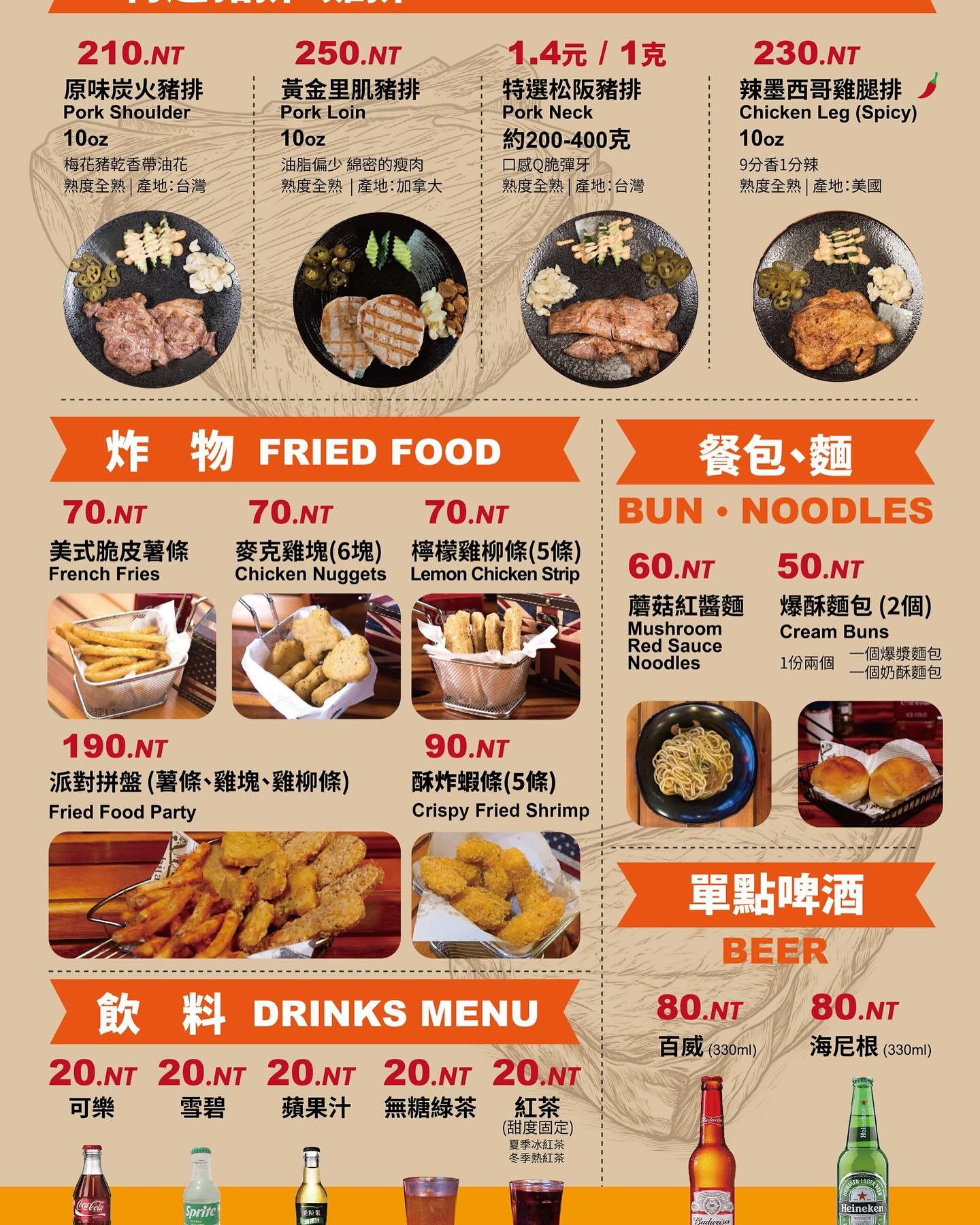 熾焰美式炭烤牛排The Flame STEAK HOUSE-肉控的最愛！！原肉牛排最低只要310元，在地超人氣半露天美式炭烤牛排店，推薦軟嫩多汁的老饕板鍵牛排/鄰近中央大學 @靜兒貪吃遊玩愛分享