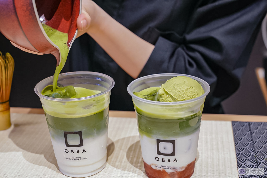 OBRA-隱藏飯店內！抹茶控必收，三種濃度的手沖抹茶專門店/位在APA HOTEL難波駅前 @靜兒貪吃遊玩愛分享
