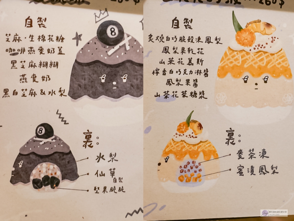 夕日裡的王八蛋-深夜限定的老宅冰店！自製果香刨冰清爽多層次，推薦春路＆白花花的波/鄰近審計新村 @靜兒貪吃遊玩愛分享
