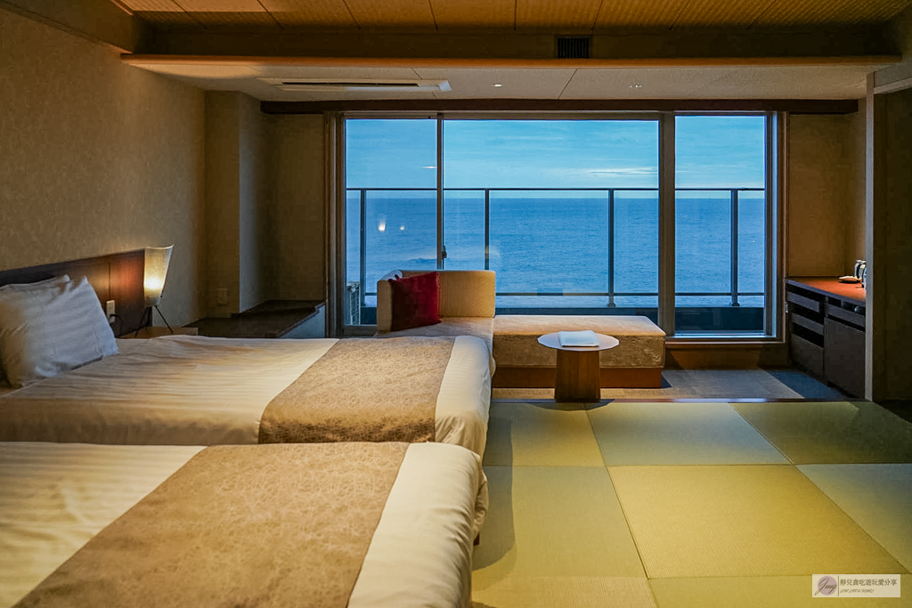 海一望絕景之宿稻取莊-海景第一排溫泉飯店！全館海景房、港口直送海鮮料理、露天海景溫泉 @靜兒貪吃遊玩愛分享