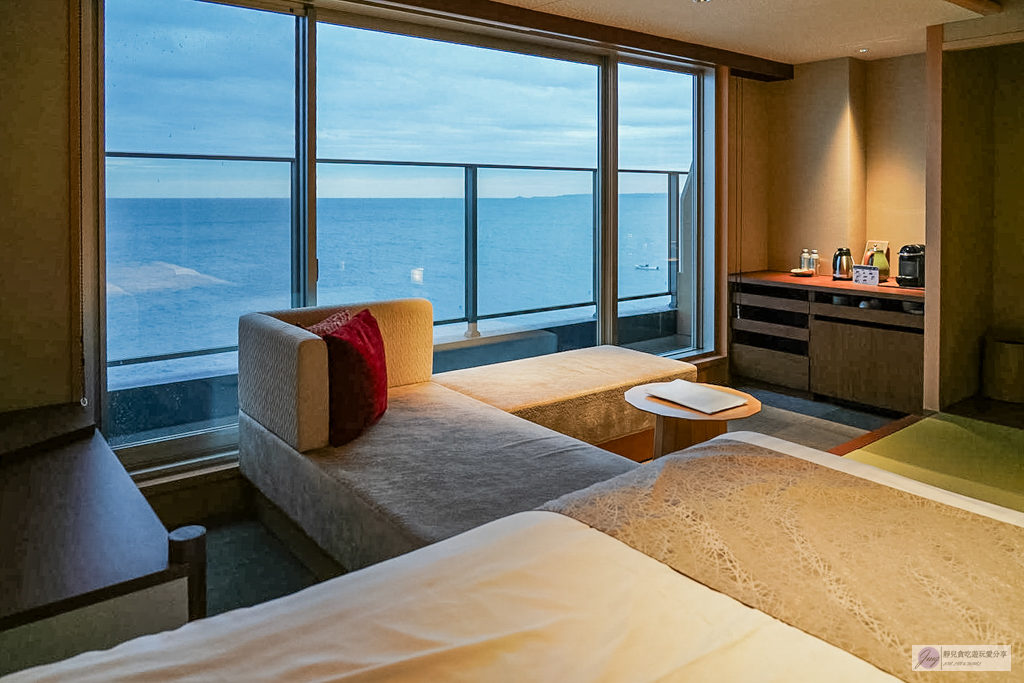 海一望絕景之宿稻取莊-海景第一排溫泉飯店！全館海景房、港口直送海鮮料理、露天海景溫泉 @靜兒貪吃遊玩愛分享
