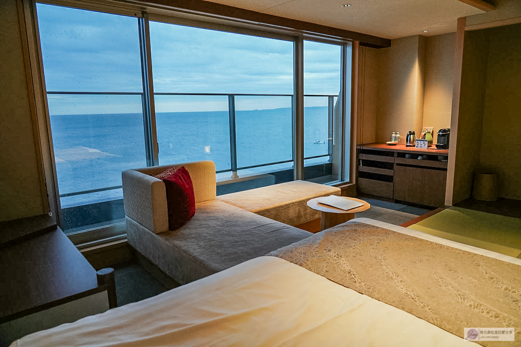 海一望絕景之宿稻取莊-海景第一排溫泉飯店！全館海景房、港口直送海鮮料理、露天海景溫泉 @靜兒貪吃遊玩愛分享