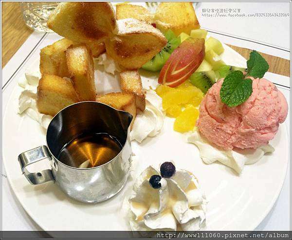 ★食★台中&rarr;「Love one 樂昂咖啡」獨特的領結蜜糖吐司 @靜兒貪吃遊玩愛分享