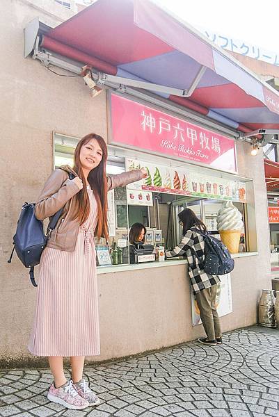 ★食★日本神戶&rarr;【神戶六甲牧場】濃郁的抹茶霜淇淋以及無緣的乳酪蛋糕❤北野異人館 @靜兒貪吃遊玩愛分享